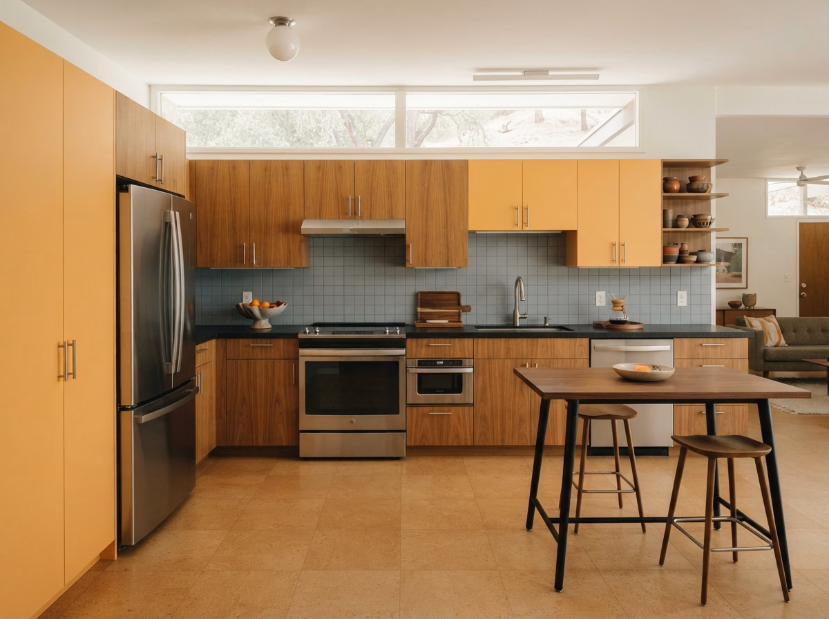 Mid Century Modern Style Home Page in Riverside County.