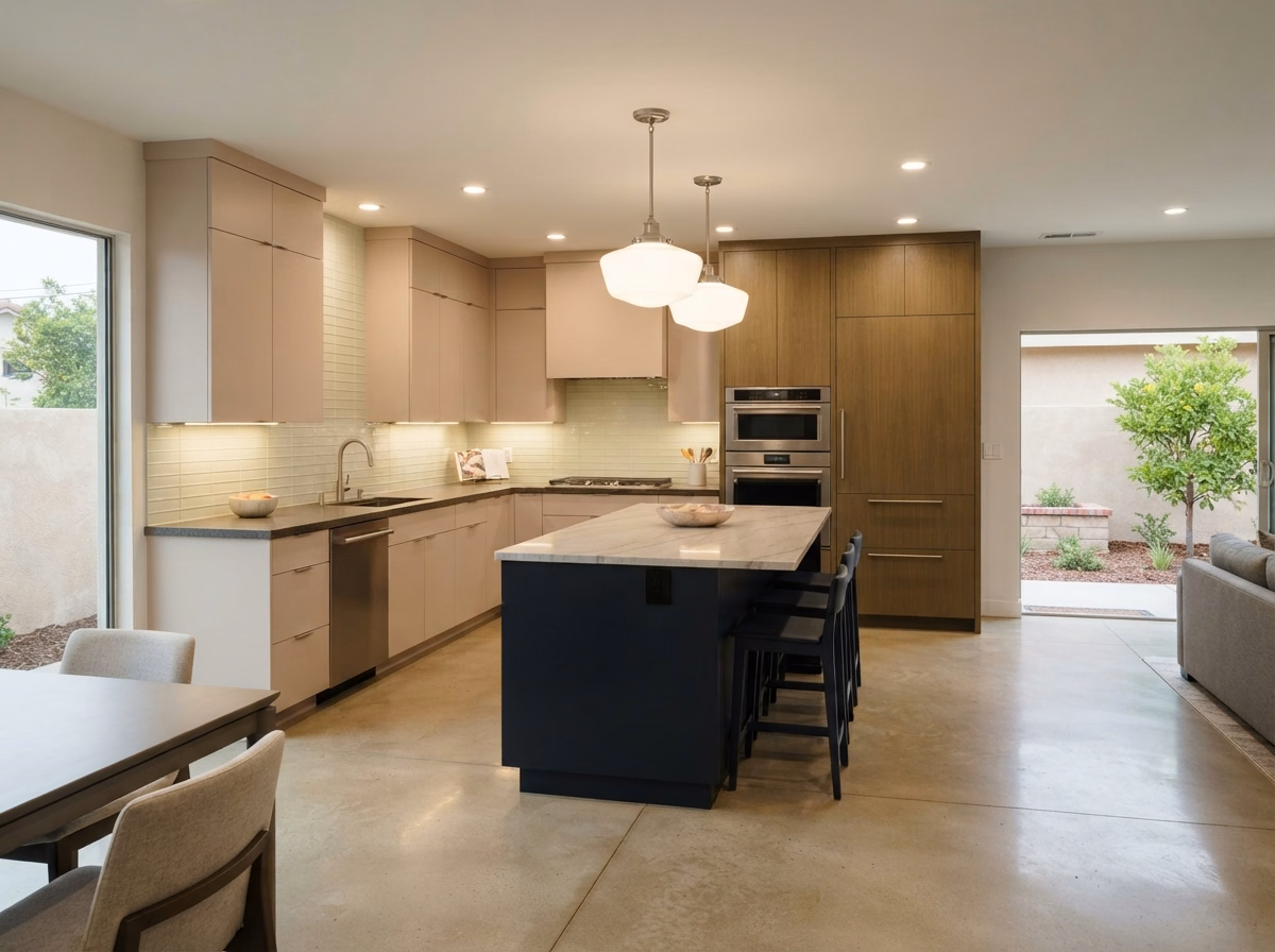 Open Concept Style Home Page in Riverside County.