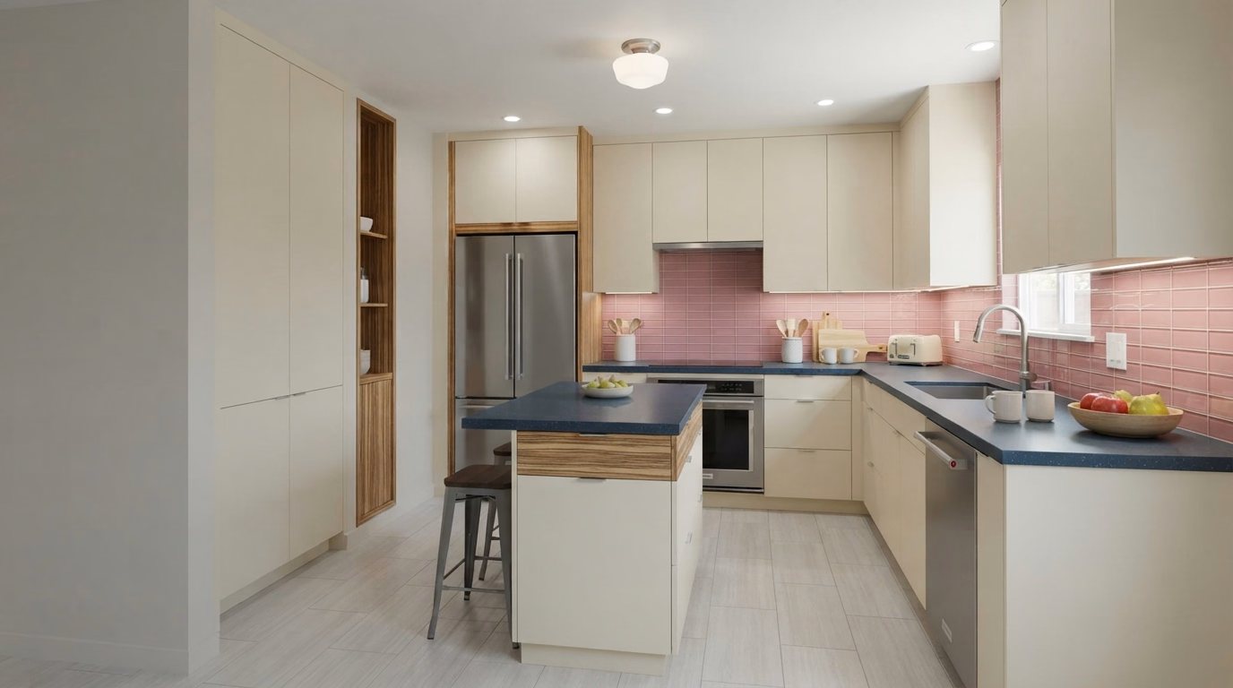Small Kitchen Size Home Page in Riverside County.