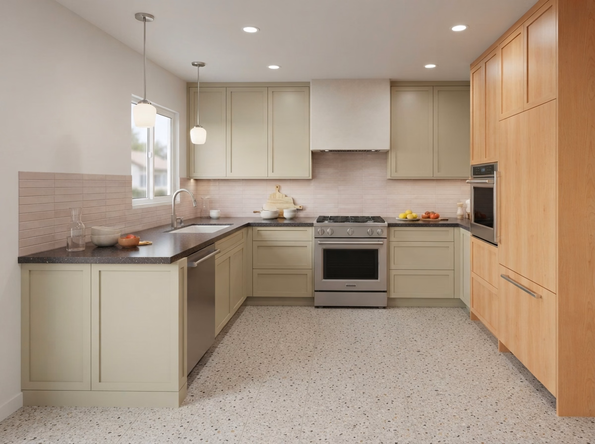 Transitional Style Home Page in Riverside County.