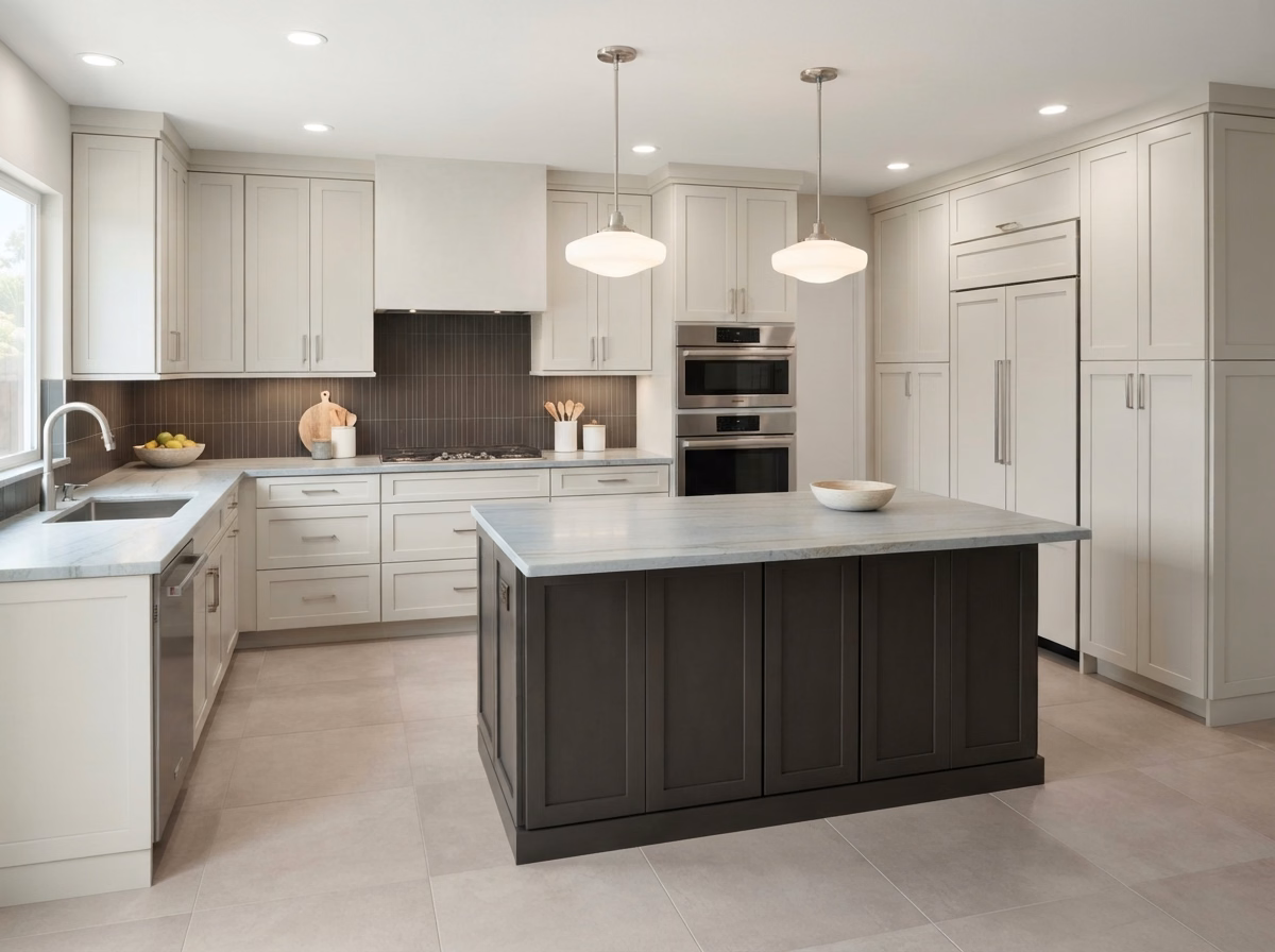 Two Tone Cabinets Style | Riverside County Two Tone Cabinets Style in Riverside County.