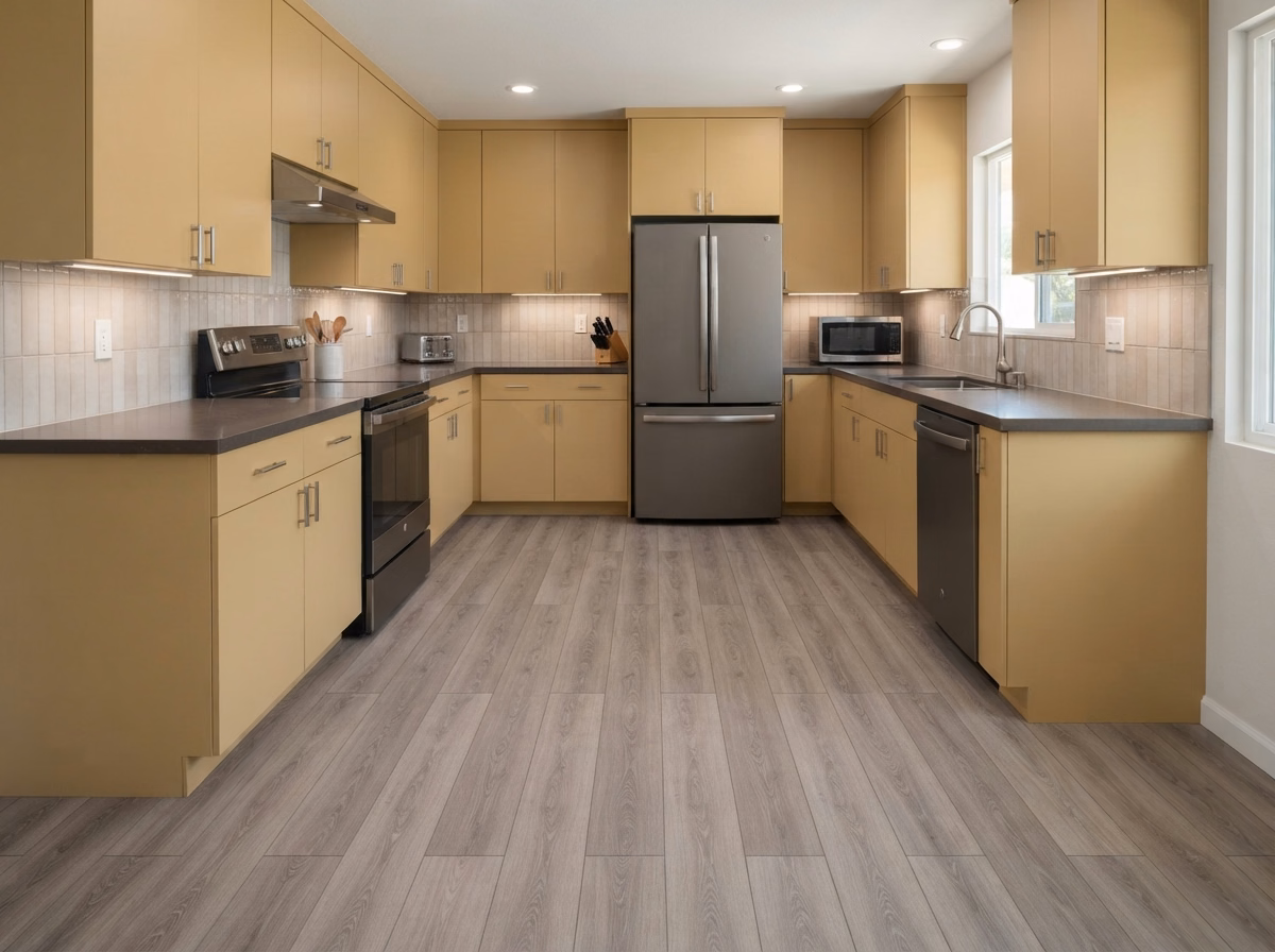 Luxury Vinyl Plank Flooring Material in Riverside County.