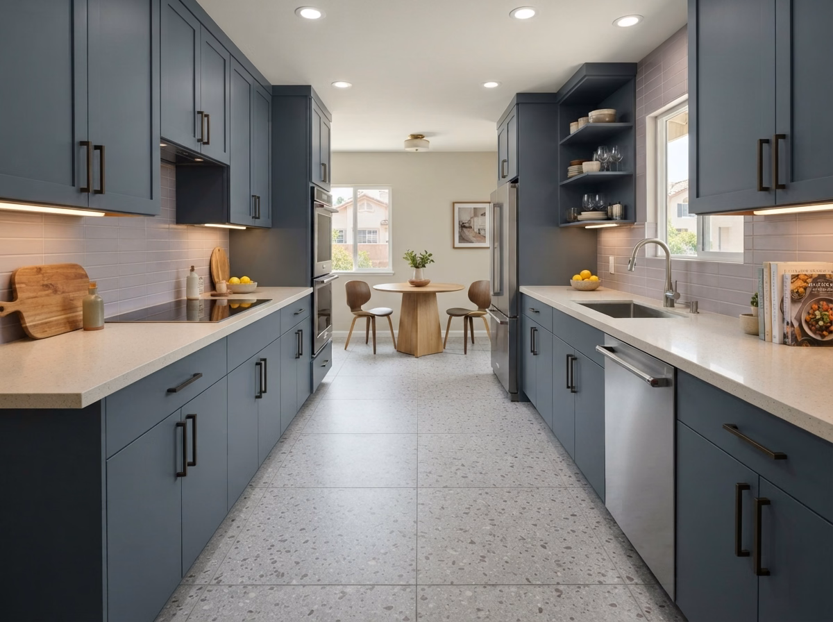 Luxury Vinyl Tile Flooring Type in Riverside County.