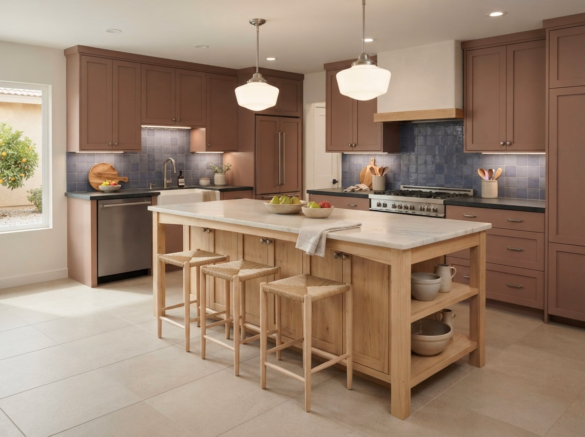 Farmhouse Island Style | Riverside County Farmhouse Island Style in Riverside County.