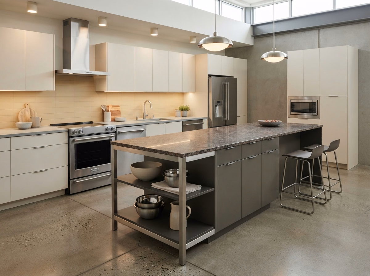 Industrial Island Style | Riverside County Industrial Island Style in Riverside County.