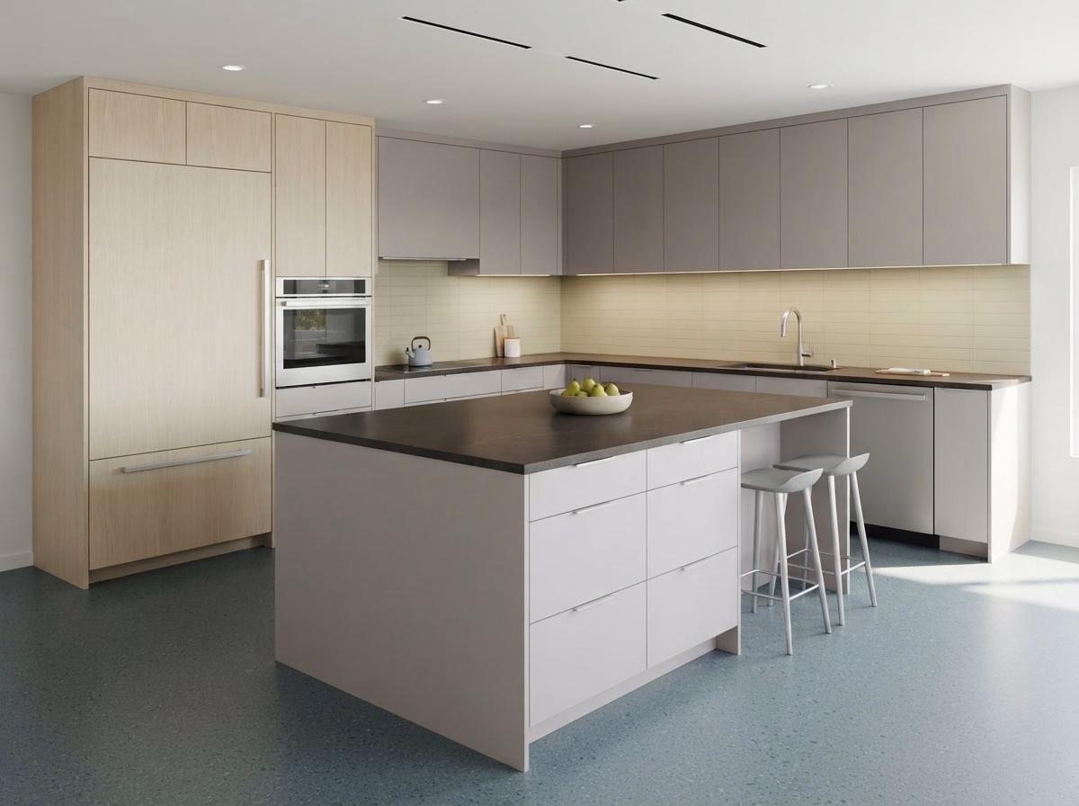 Modern Minimalist Island Style | Riverside County Modern Minimalist Island Style in Riverside County.