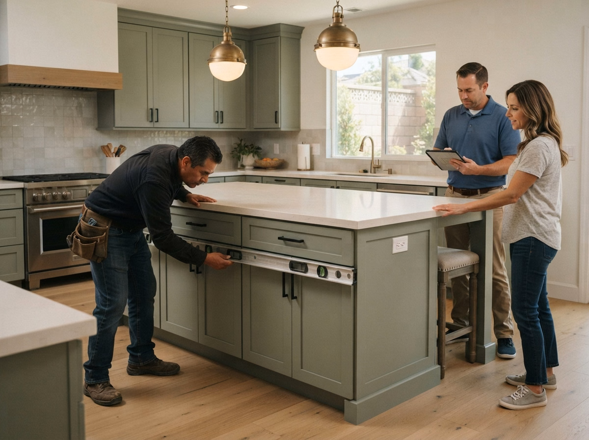 Our Kitchen Island Design & Installation Process in Riverside County