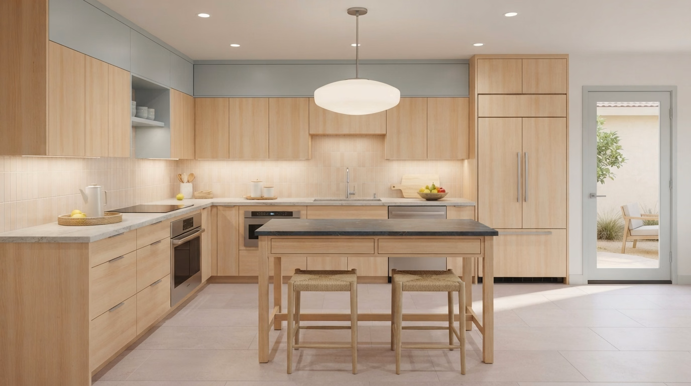 Coastal California Casual Style Page in Riverside County.