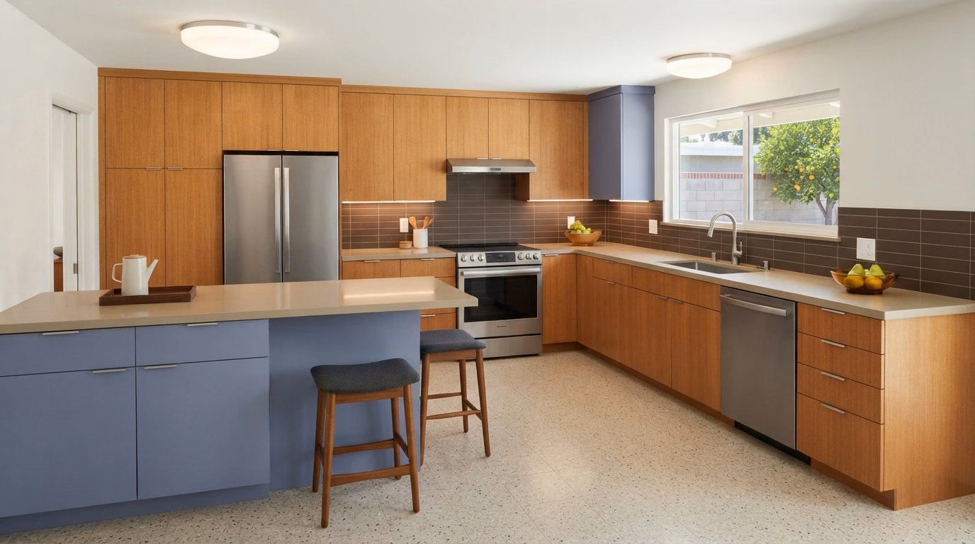 Mid Century Modern Style Page in Riverside County.