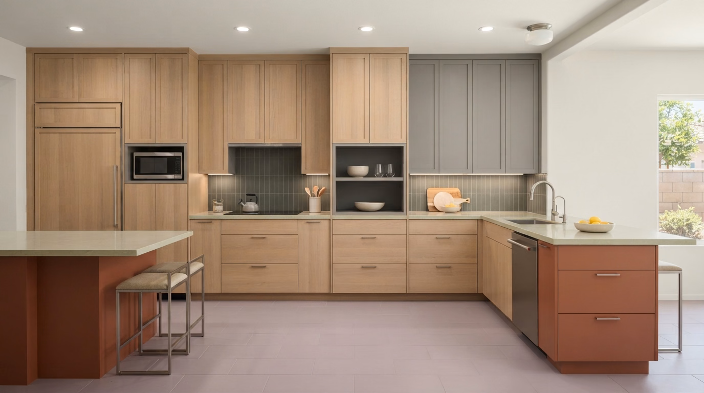 Custom Cabinet Install Corona Ca.